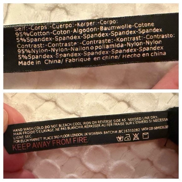 Urban Outfitters, Out From Under Embroidered Rose Bodysuit, Size Medium - Picture 10 of 16